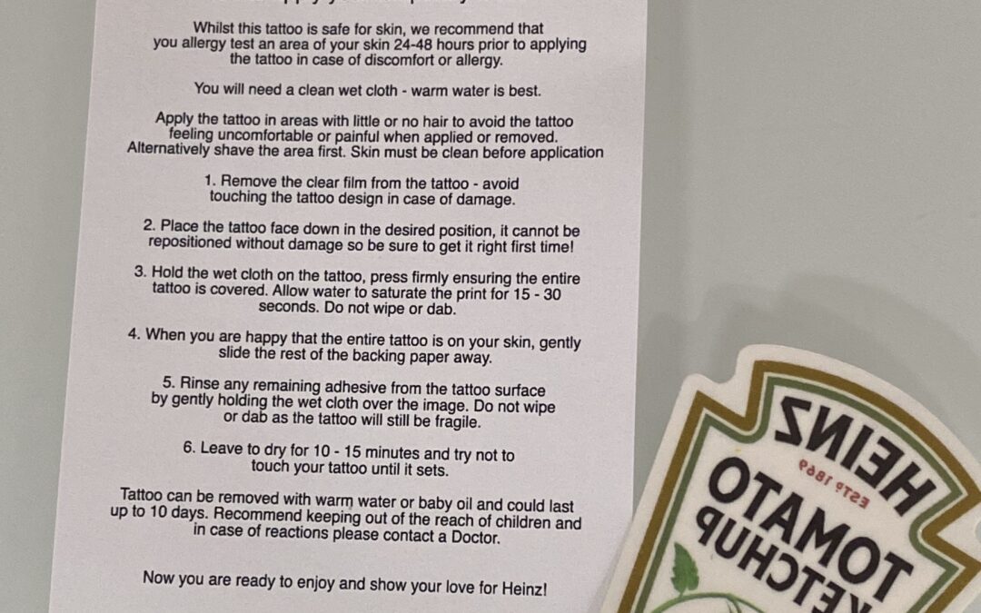 Campaigns we love: Heinz Ketchup Tattoo anyone?